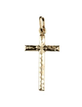 Ciondolo Croce Unisex Oro Giallo GL102079