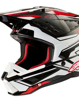 Casco Moto Cross Enduro S-M5 ACTION 2 22.06 Nero taglia XL - Alpinestars - FashionsVida