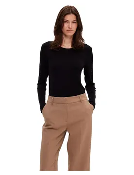 Maglietta A Maniche Lunghe Dianna Black XS