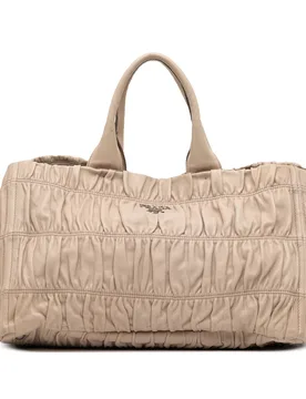 Nappa Gaufre Handbag - Prada - FashionsVida
