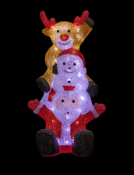 LED Weihnachtsfigur Acryl 58 cm - 60 LEDs Weihnachtsdeko - JJA - FashionsVida