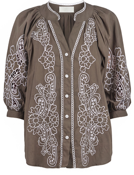Camicia - 471707 - Verde/Bianco