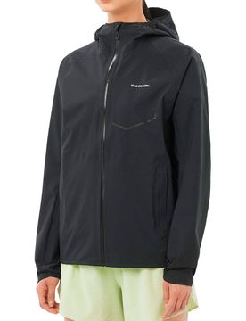 Bonatti waterproof CHAQUETA TRAIL RUNNING MUJER Negro (XL)