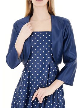 Bolero satinato BLU OCEANO M