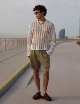 Bermuda Jogger Fit Rustique M Kaki