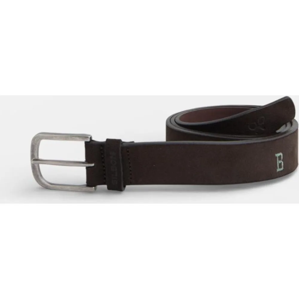 Cinturón de hombre piel bordados - Silbon - FashionsVida