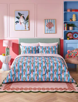 Eleanor Bowmer 10.5 Tog Coverless Duvet Set Light Blue - Night Lark - FashionsVida
