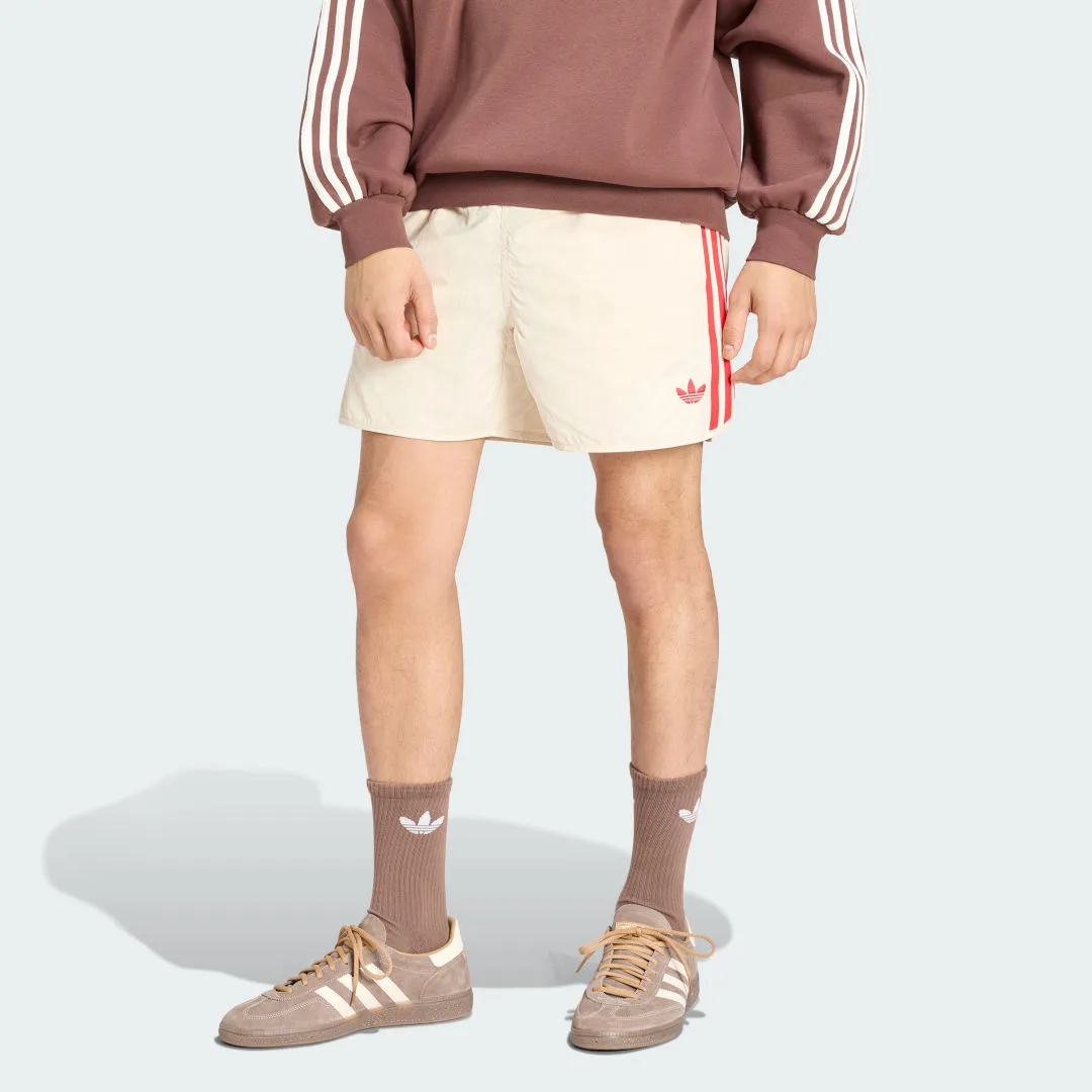 Short Sprinter XS Crystal Linen / Better Scarlet - Adidas - FashionsVida