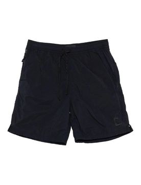 Pantaloncini Neri Con Logo