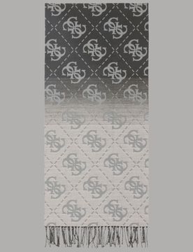 Sciarpa grigia degrade 40X180 AM9561 POL03 GRY