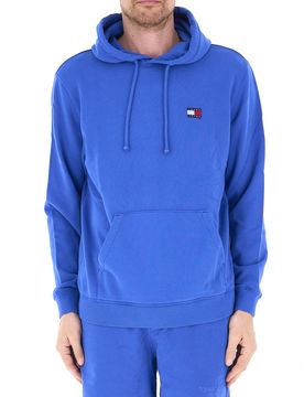 Felpa con cappuccio BLU ELETTRICO M