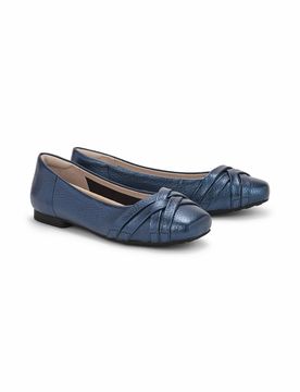 Hirschleder-Edel Ballerina - Blau - female - Size: 36