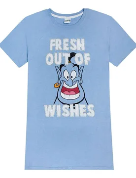 Women's Short Sleeve Nightdress Blue Official Merch Size: Medium - Blue - Size: M - Disney - FashionsVida