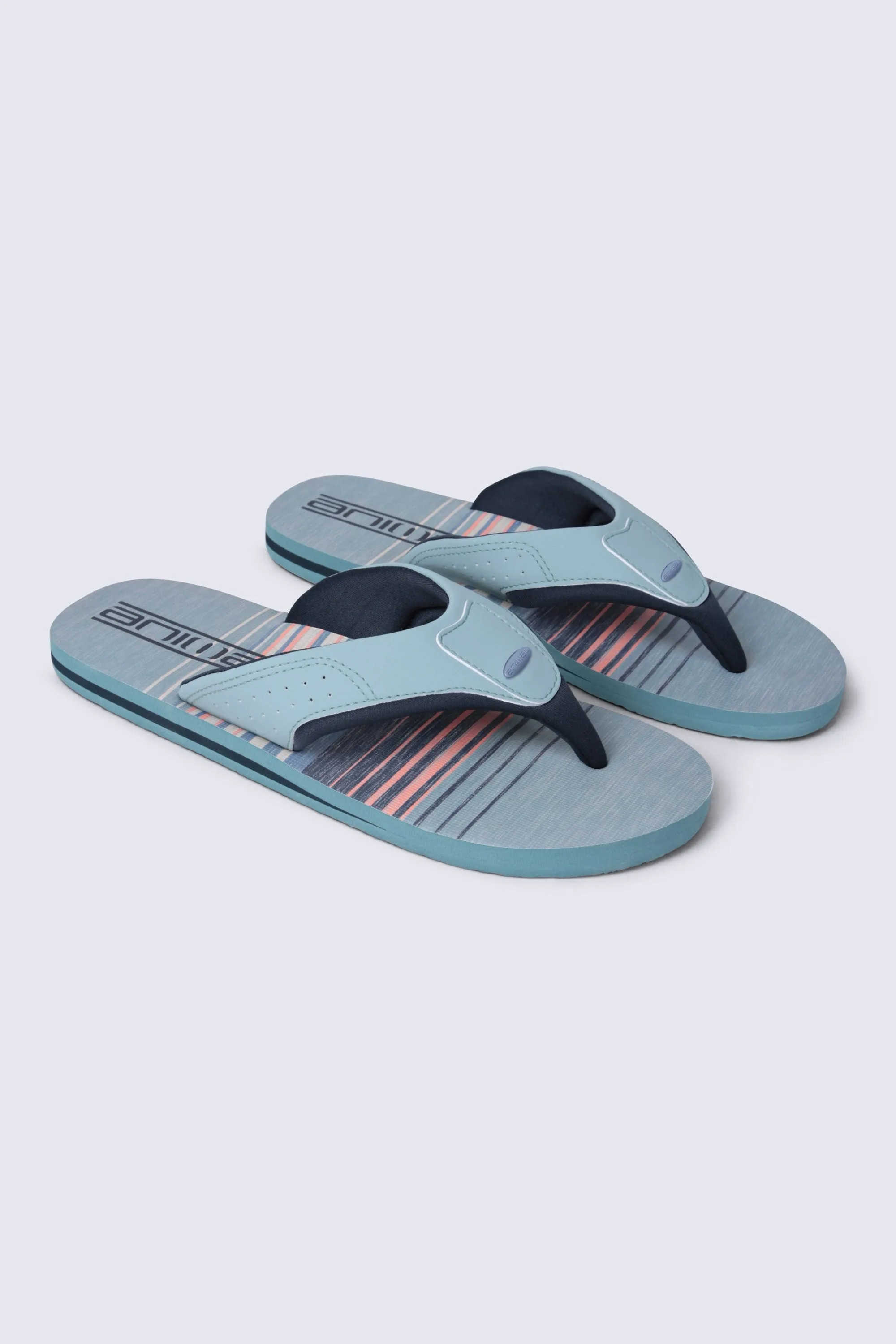 Jekyl Mens Flip-Flops - Chrome - Chrome - Size: 13 - Animal - FashionsVida