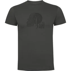 Maglietta A Maniche Corte Just Ride Dark Grey