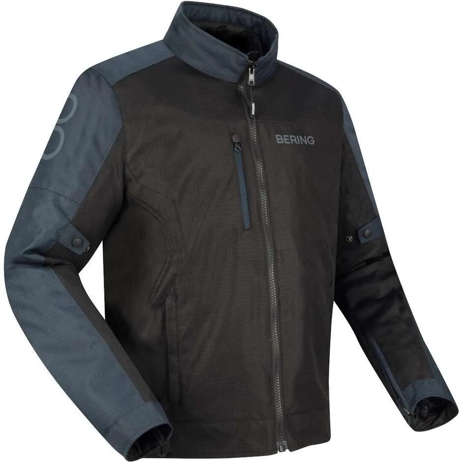 Giubbotto Moto CRONOS Nero Antracite taglia XL - Bering - FashionsVida