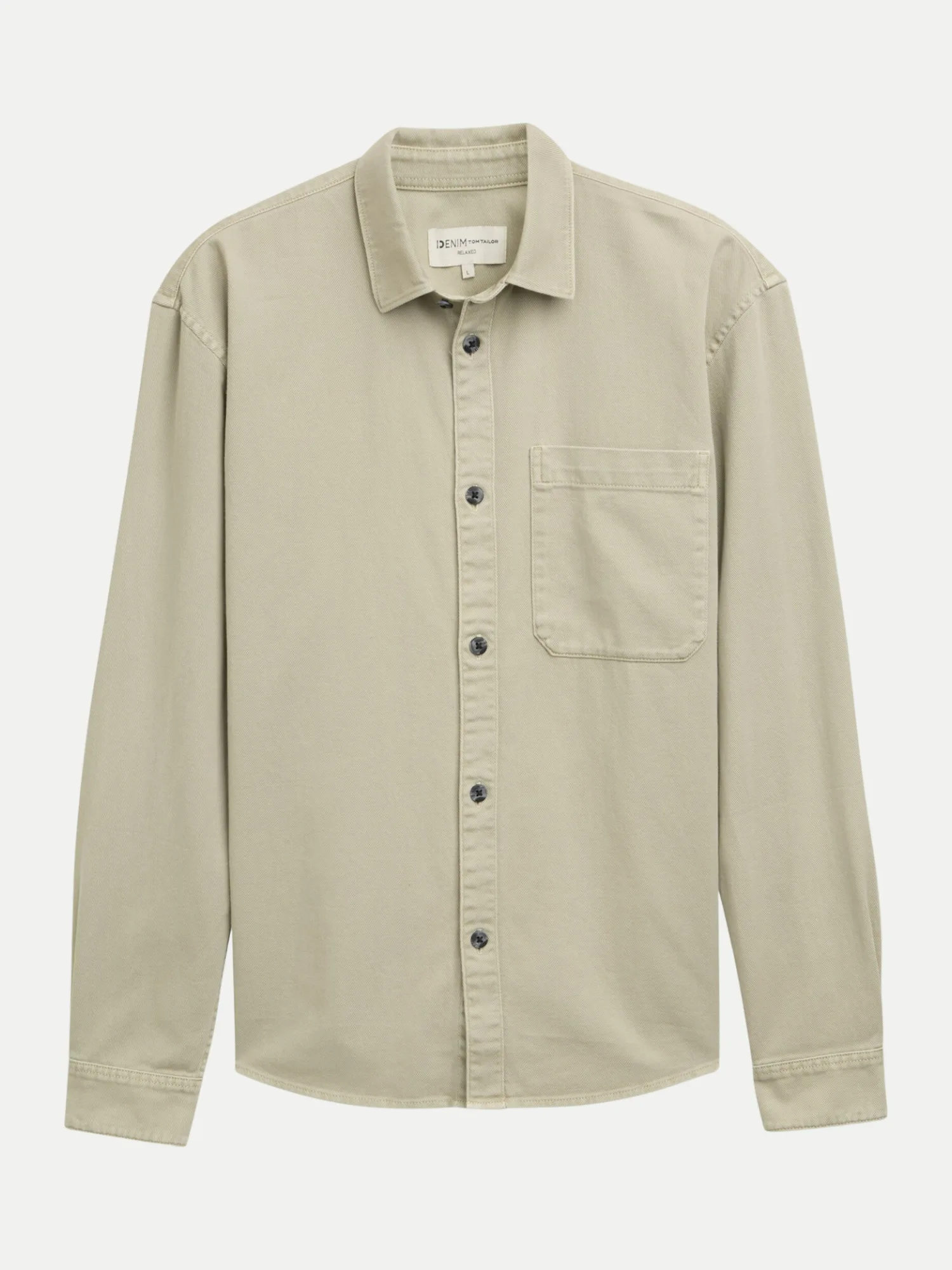 Twill Hemd Beige XXL - Tom Tailor Denim - FashionsVida