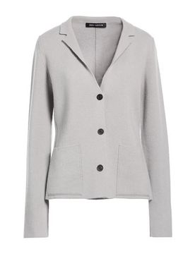 Strickjacke Damen Hellgrau M Damen