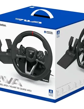 Volant Et Pédales Racing Wheel Apex 2022 Black One Size unisex - HORI - FashionsVida