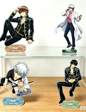 Classic Hot 15CM Anime Gintama Figure Peripheral Collection Acrylic Stand Model Decorations Children Kawaii Toys Gifts keychain - Aliexpress - FashionsVida