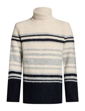 Rollkragenpullover Herren Cremeweiß L,M,XL,XXL Herren - IRISH CRONE - FashionsVida
