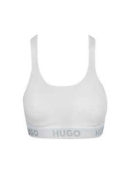 Hugo Bustier SPORTY LOGO blanco blanco S
