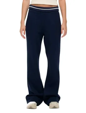 Joggers Essential Logo Flare Fit Richest Navy S