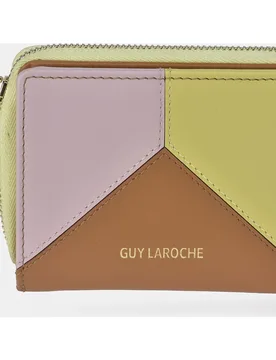 Monedero mujer mini con cremallera en piel - Guy Laroche - FashionsVida