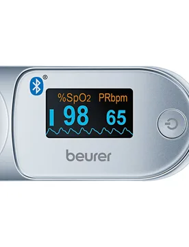 Pulsoximeter Po 60 Bluetooth silber - Beurer - FashionsVida