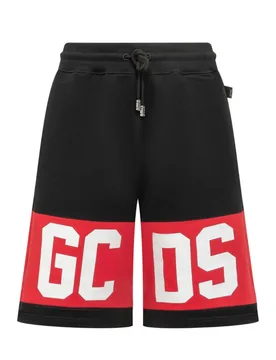 GCDS BERMUDA BAND LOGO SWEATSHORTS - Gcds - FashionsVida