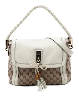 GG Canvas Bella Flap Satchel - Gucci - FashionsVida