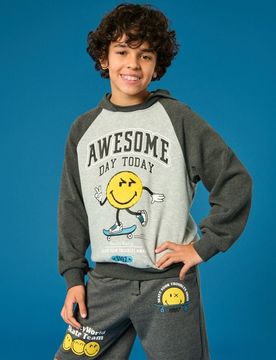 Felpa SmileyWorld® - grigio chiaro
