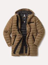 Leichtsteppmantel, normale Größen#untersetzte Größen, Farbe Beige, 62, Oberstoff aus Soronamix extrem leicht Herren