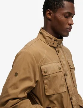 Superdry Herren The Merchant Store - Wachsjacke im Racer-stil Green - Größe: Xxxl - 179.99 - FashionsVida