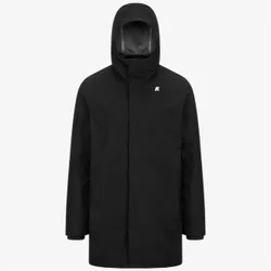 Giacca impermeabile Uomo KWAY Tommy bonded jersey 3/4 Nera