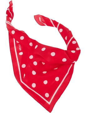 Bandana cuadrada de mujer en algodón con lunares - Maje - FashionsVida