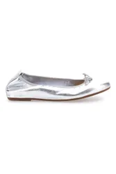 Ballerine Argento In Vera Pelle 818005 37