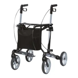 Leichtgewicht-Rollator "Vital Carbon" schwarz Sitzbreite: 44,5