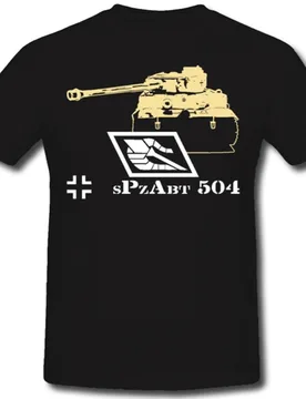 SPzAbt WH Heavy Panzer Division Crest Emblem Badge Spear Necklace pattern - 100% cotton O-neck printed Men's T-shirt - Aliexpress - FashionsVida