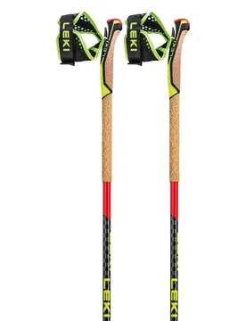 Bâtons Mezza Race Bright Red / Black / Neon Yellow 125 cm Homme