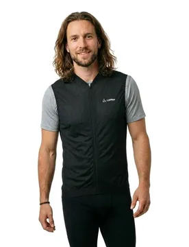 Maglia Senza Maniche Vent Mid Full Zip Black