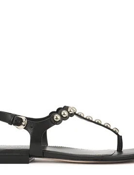 Women's Nara Thong Sandals in Black Size: 6 - Black - Size: 6 - Naturalizer - FashionsVida