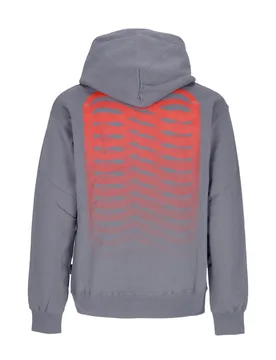Felpa Cappuccio Uomo Ribs Hoodie Grey - Propaganda - FashionsVida