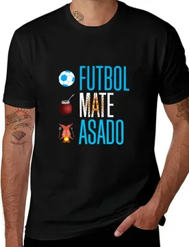 Soccer, Mate and Asado T-Shirt summer top Blouse big and tall t shirts for men - Aliexpress - FashionsVida