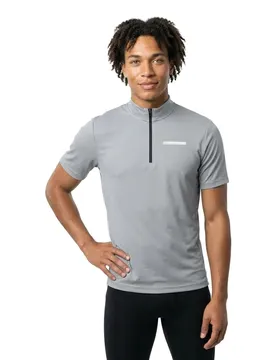 Maglia A Maniche Corte Solid Grey