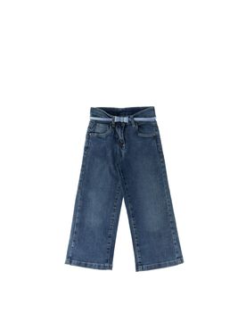 IDO Jeans a palazzo BLU SCURO 24M
