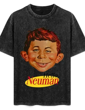 Hello, Neuman T-Shirt Basic Solid Color Short Sleeve Cotton Top - Aliexpress - FashionsVida