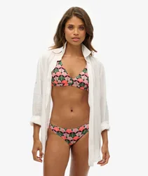 Superdry Damen Triangel-bikinioberteil mit überkreuzten Rückenträgern Orange - Größe: 38