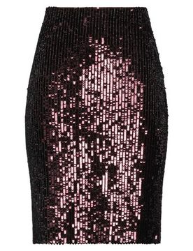 Falda midi Mujer Burdeos 36 Mujer