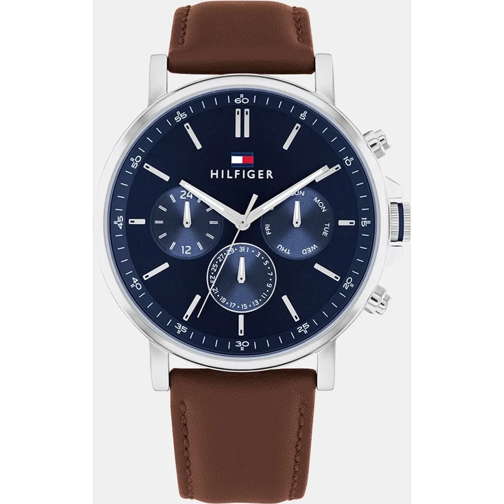 Reloj de hombre Tyson 1710585 multifunción de piel - Tommy Hilfiger - FashionsVida